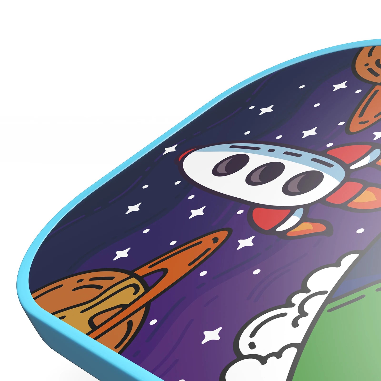 Kids Raw Carbon Fiber Pickleball Paddle (14mm)