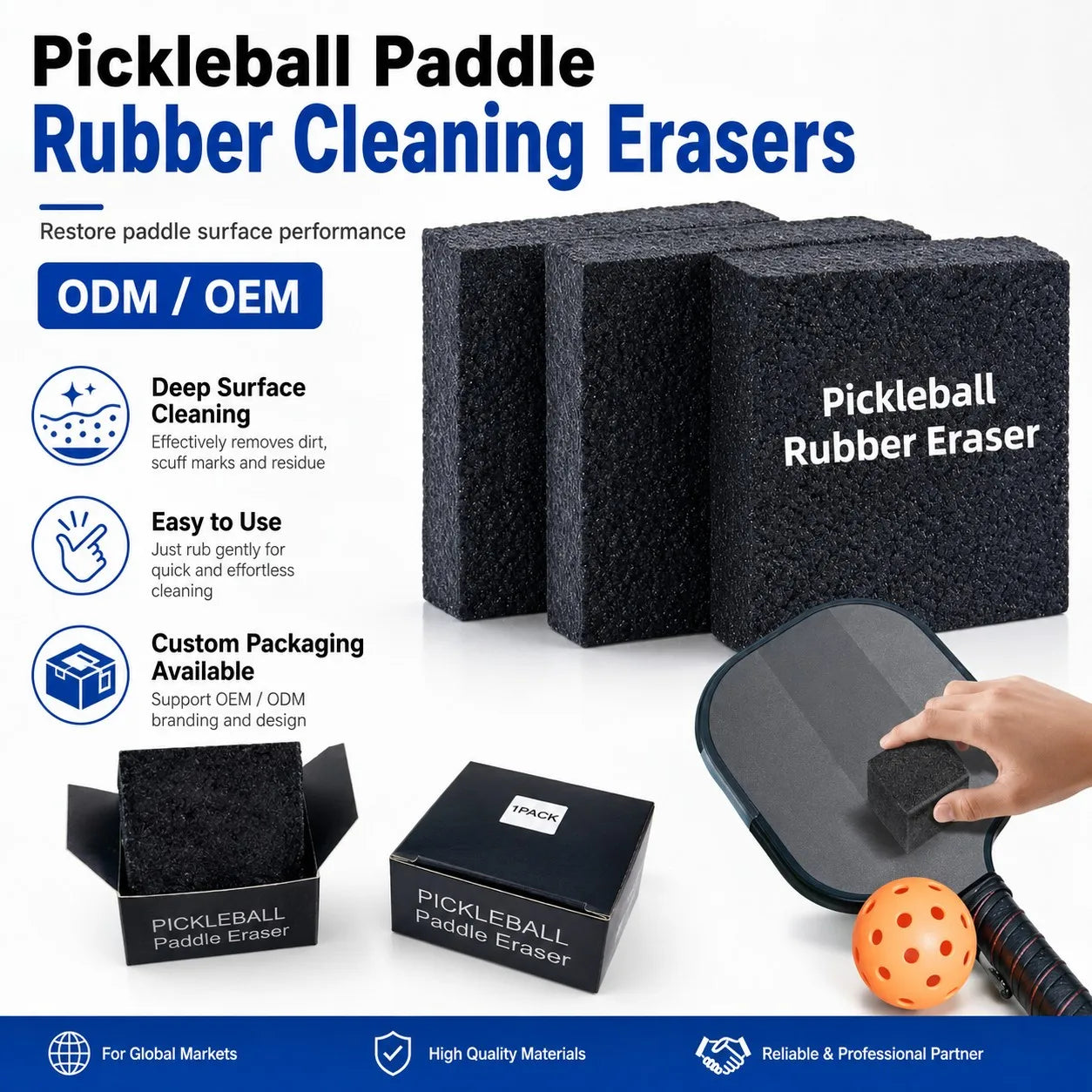 Athleticorum Pro Cleaner — Carbon Fiber Paddle Eraser