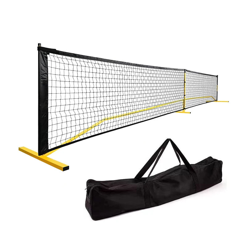 Wholesale Portable Pickleball Net Set | 22ft & 11ft Metal Frame System with Carry Bag
