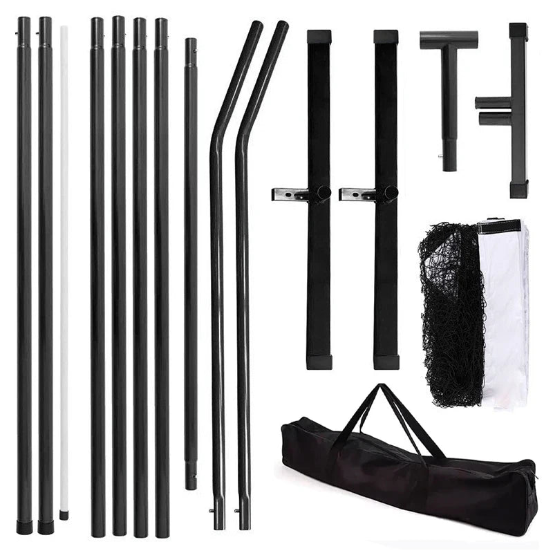 Wholesale Portable Pickleball Net Set | 22ft & 11ft Metal Frame System with Carry Bag