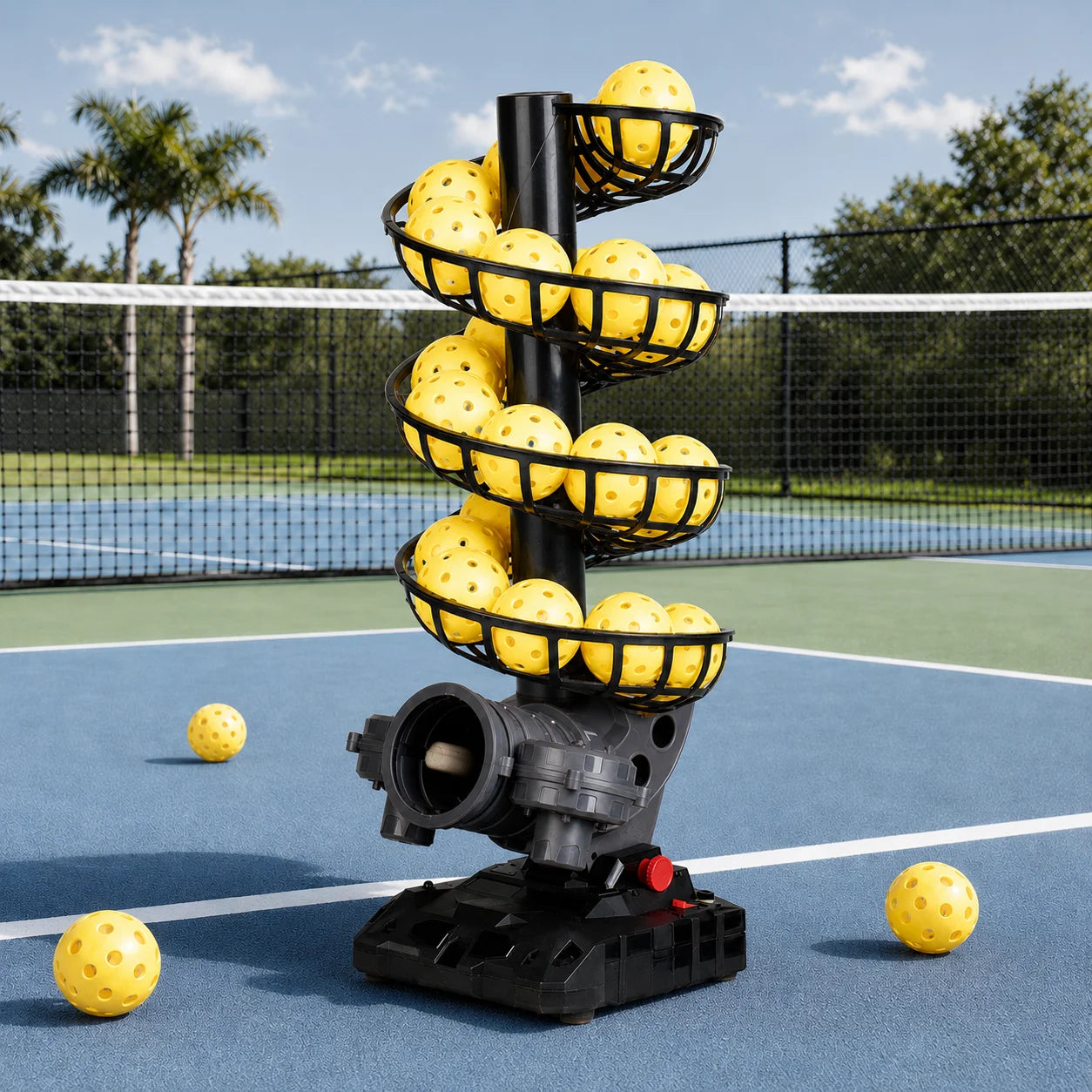 Wholesale Portable Pickleball Training Machine | Solo Drill Launcher for All Ages